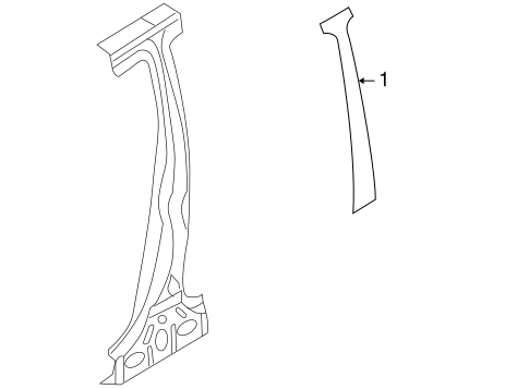 G3 EXTERIOR TRIM - PILLARS