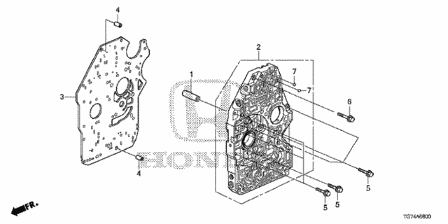 AT Main Valve Body (6AT) for 2017 Honda Pilot #0