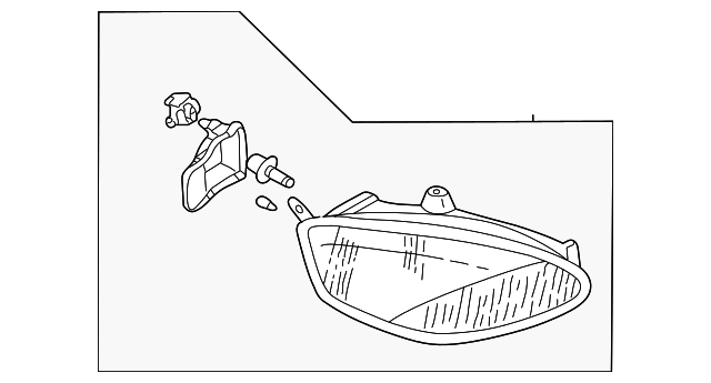 7S4Z-13008-E HEADLAMP ASSY, RIGHT