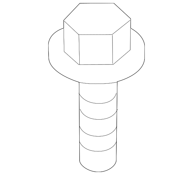 LR033017 RADIATOR SUPPORT BOLT, LEFT