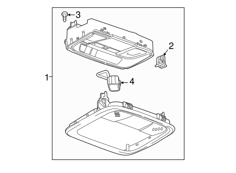 Overhead Console for 2016 Chevrolet Volt #0