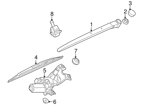 Wiper Components for 2013 Land Rover Range Rover Sport #0