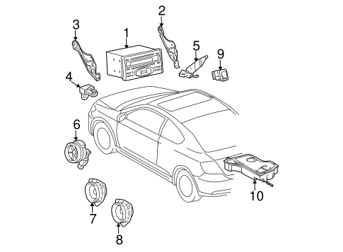 BODY/SOUND SYSTEM for 2010 Scion tC #1