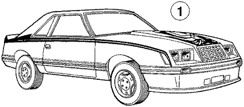 Mustang STRIPE TAPE