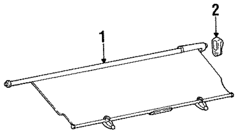 Grand Cherokee INTERIOR TRIM - REAR BODY