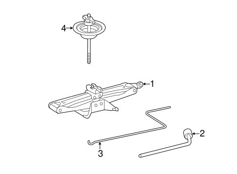 BODY/JACK & COMPONENTS for 2012 Toyota Avalon #1