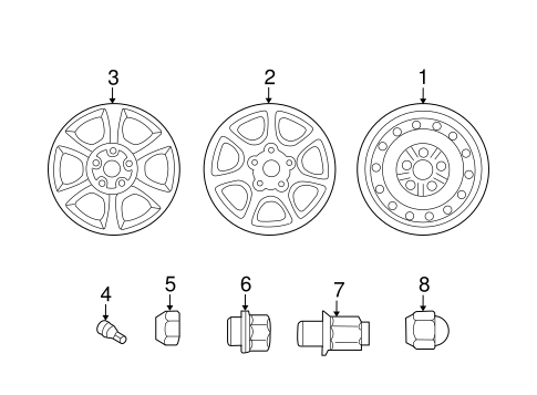 Front Suspension/Wheels for 2002 Toyota Solara #1