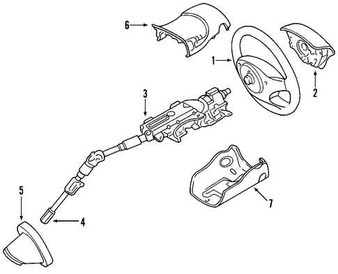 Focus STEERING COLUMN