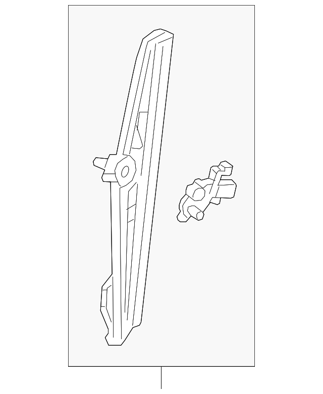 BK3Z-6123200-A WINDOW REGULATOR, RIGHT