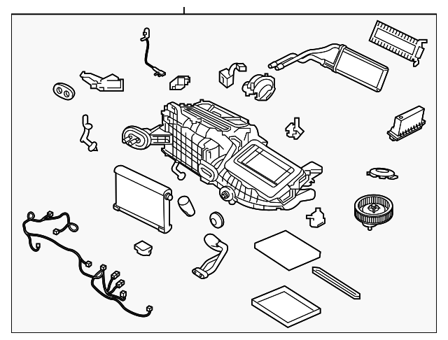 T2H3606 Деталь AC & HEATER ASSY