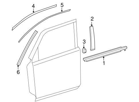 BODY/EXTERIOR TRIM - FRONT DOOR for 2012 Toyota 4Runner #1
