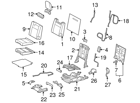 BODY/THIRD ROW SEATS for 2015 Toyota 4Runner #1