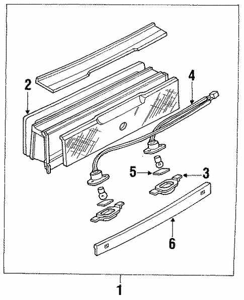 License Lamps for 1990 Ford Probe #0