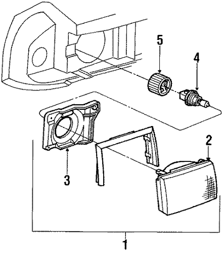 Mustang HEADLAMP COMPONENTS