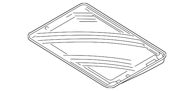 LR045422 Деталь SUNROOF GLASS