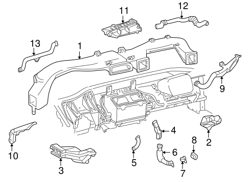 Body/Ducts for 2000 Chevrolet Corvette #1