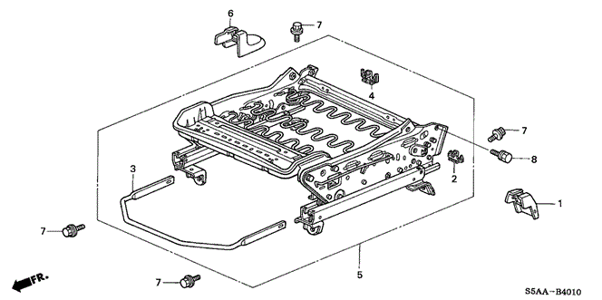 Interior/Bumper/Front Seat Components (L.) for 2004 Honda CIVIC SEDAN #1