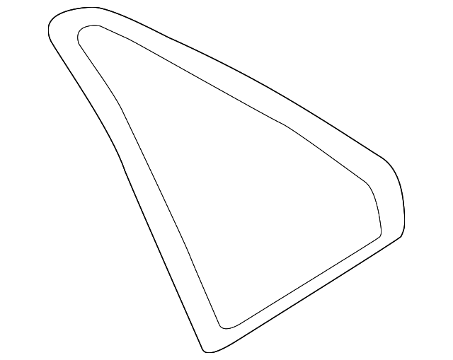 9151615 Деталь QTR GLASS MLDG, RIGHT