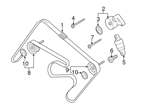 Cayenne BELTS & PULLEYS