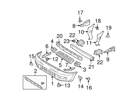 BODY/BUMPER & COMPONENTS - FRONT for 2005 Toyota 4Runner #1