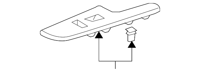 19204770 Деталь SWITCH PANEL, RIGHT