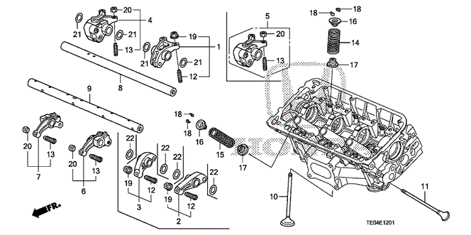 ENGINE/VALVE - ROCKER ARM (FR.) (V6) for 2010 Honda ACCORD COUPE #1