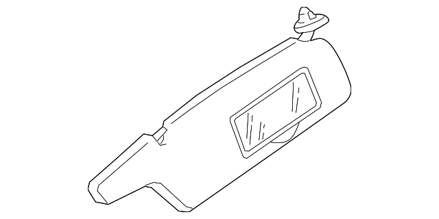 EDQ104590LUM SUNVISOR, RIGHT