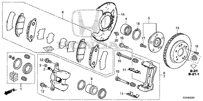 CHASSIS/FRONT BRAKE (2) for 2013 Honda ACCORD SEDAN #1