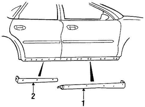 Taurus EXTERIOR TRIM - PILLARS