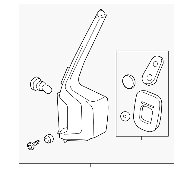 31353167 Деталь TAIL LAMP, LEFT
