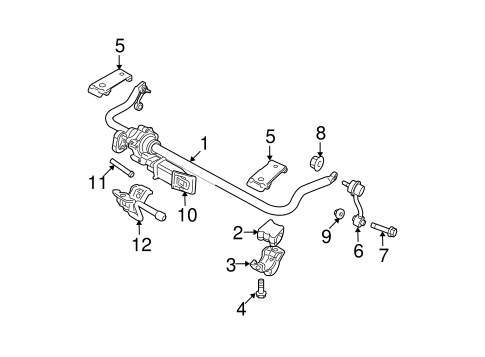 Wrangler STABILIZER BAR & COMPONENTS 3