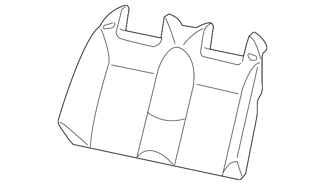 12766210 Деталь SEAT BACK COVER