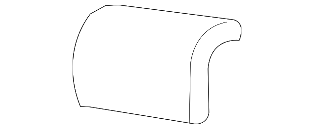 12797167 Деталь HEADREST COVER, LEFT