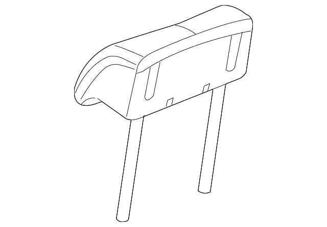12832941 Деталь HEADREST PAD, LEFT