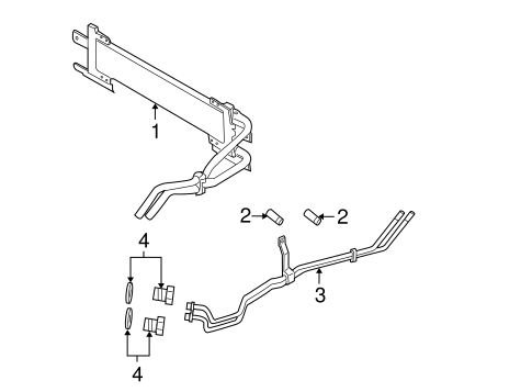 Cooling System/Trans Oil Cooler for 2009 Ford Mustang #1