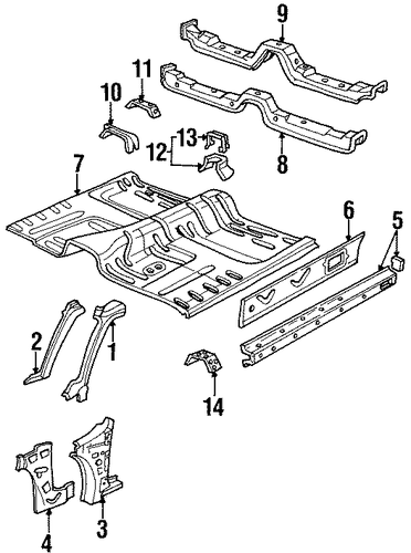 SC1 FLOOR PAN