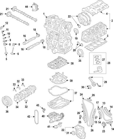 Engine for 2019 Volkswagen Jetta #21