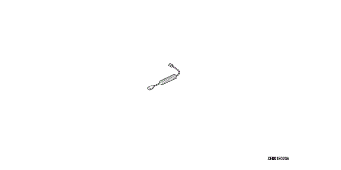 ACCESSORIES/HFA TELEPHONE CABLE E (QUALCOMM/KYOCERA) for 2003 Honda ACCORD SEDAN #1
