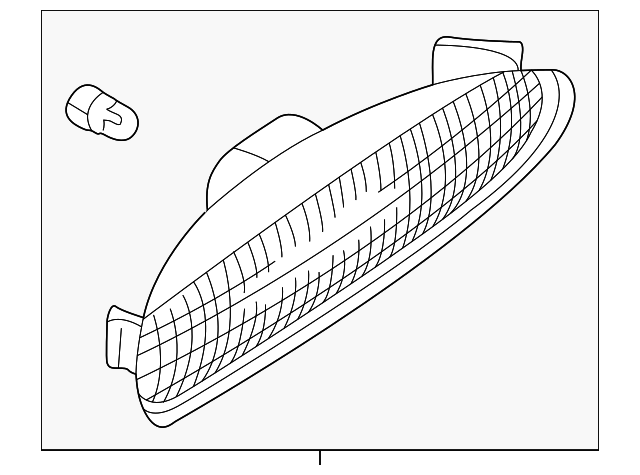 30613667 Деталь SIDE MARKER LAMP, LEFT