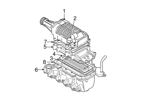 Engine/Supercharger & Components for 2002 Ford F-150 #1
