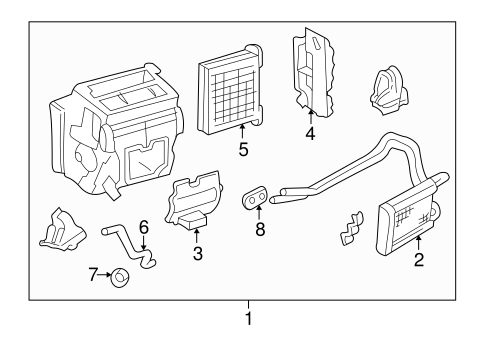 Heater Components for 2004 Toyota RAV4 #0