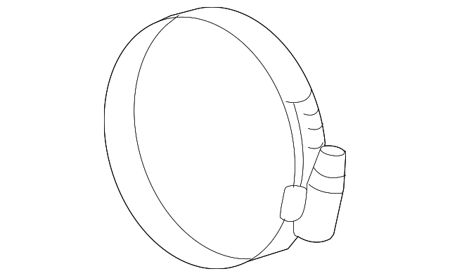 991-349-257-00 OUTER BOOT CLAMP, RIGHT