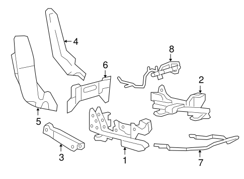 Body/Tracks & Components for 2008 Ford F-150 #5