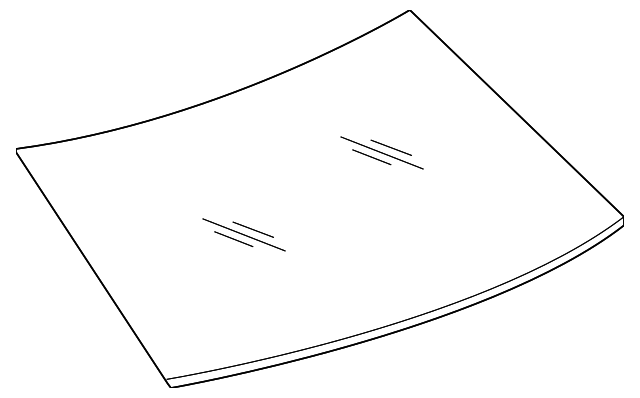 15264222 Деталь LIFT GATE GLASS