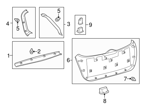 ELECTRICAL/LIFTGATE for 2015 Toyota Venza #1