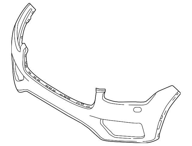 39841728 Деталь BUMPER COVER