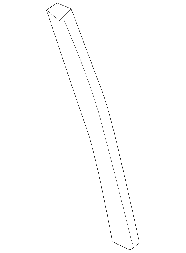 8A6Z-5825766-B LOWER GUIDE, LEFT
