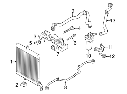 Range Rover Sport RADIATOR & COMPONENTS 2