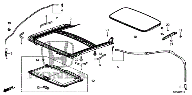 INTERIOR / BUMPER/SLIDING ROOF for 2013 Honda CIVIC COUPE #1