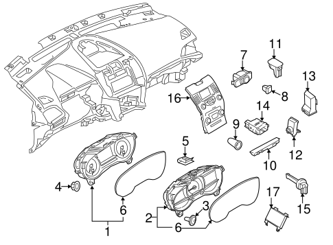 Electrical/Headlamp Components for 2015 Ford Edge #2